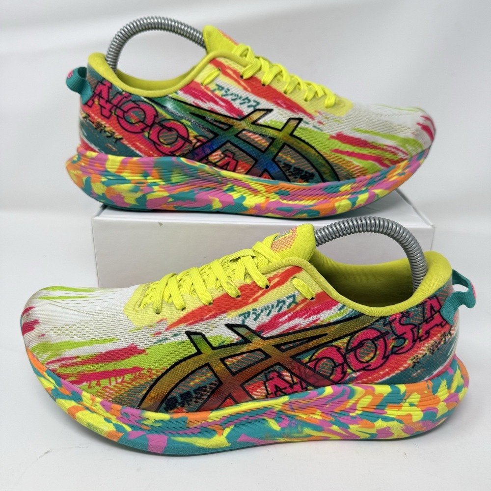 ASICS Noosa Tri 13 Womens 9.5 Hot Pink Sour Yuzu Color Injection 1012B010-700